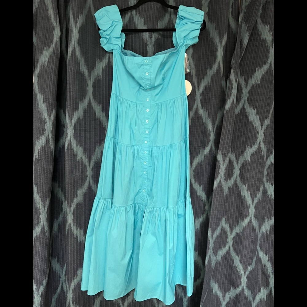 BNWT Staud Elio Off-Shoulder Dress, 4